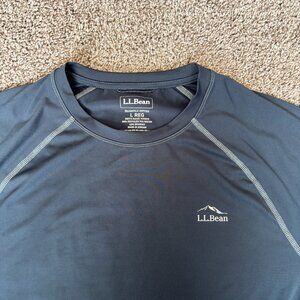 L.L.Bean Men's Swift River Cooling Sun Shirt, Short Sleeve, Size Large